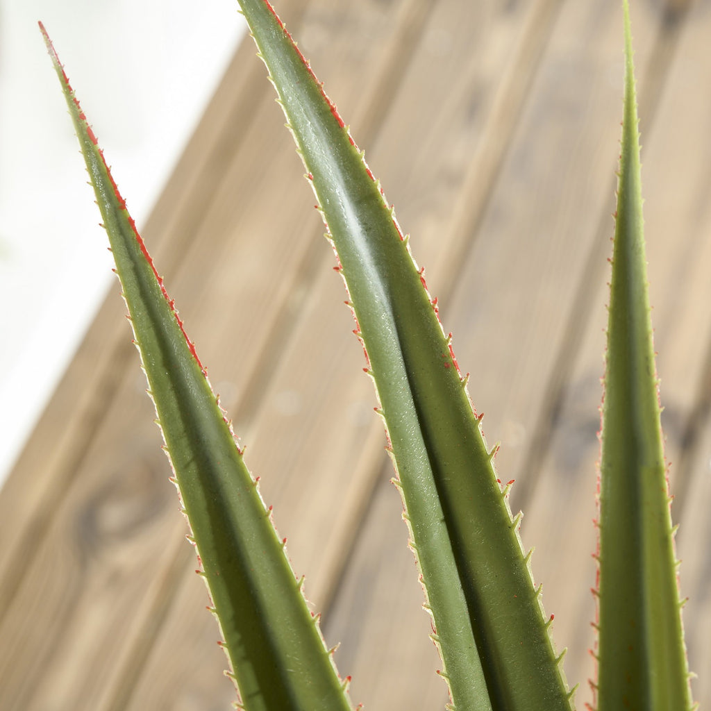 Decorative Artificial Plants Agave, Indoor Outdoor Potted Fake Plants