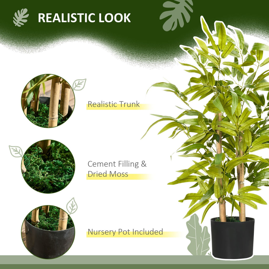 Decorative Artificial Plants Bamboo for Indoor , Desk Potted Fake Plants