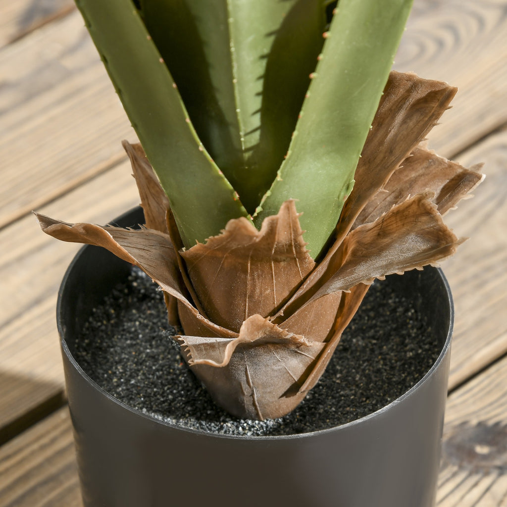 Decorative Artificial Plants Agave, Indoor Outdoor Potted Fake Plants