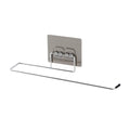 1/4 of the Kitchen Wall Hanging Paper Towel Rack, Perforation-Free Dish Cloth, Plastic Wrap Stainless Steel Organizer Hooks