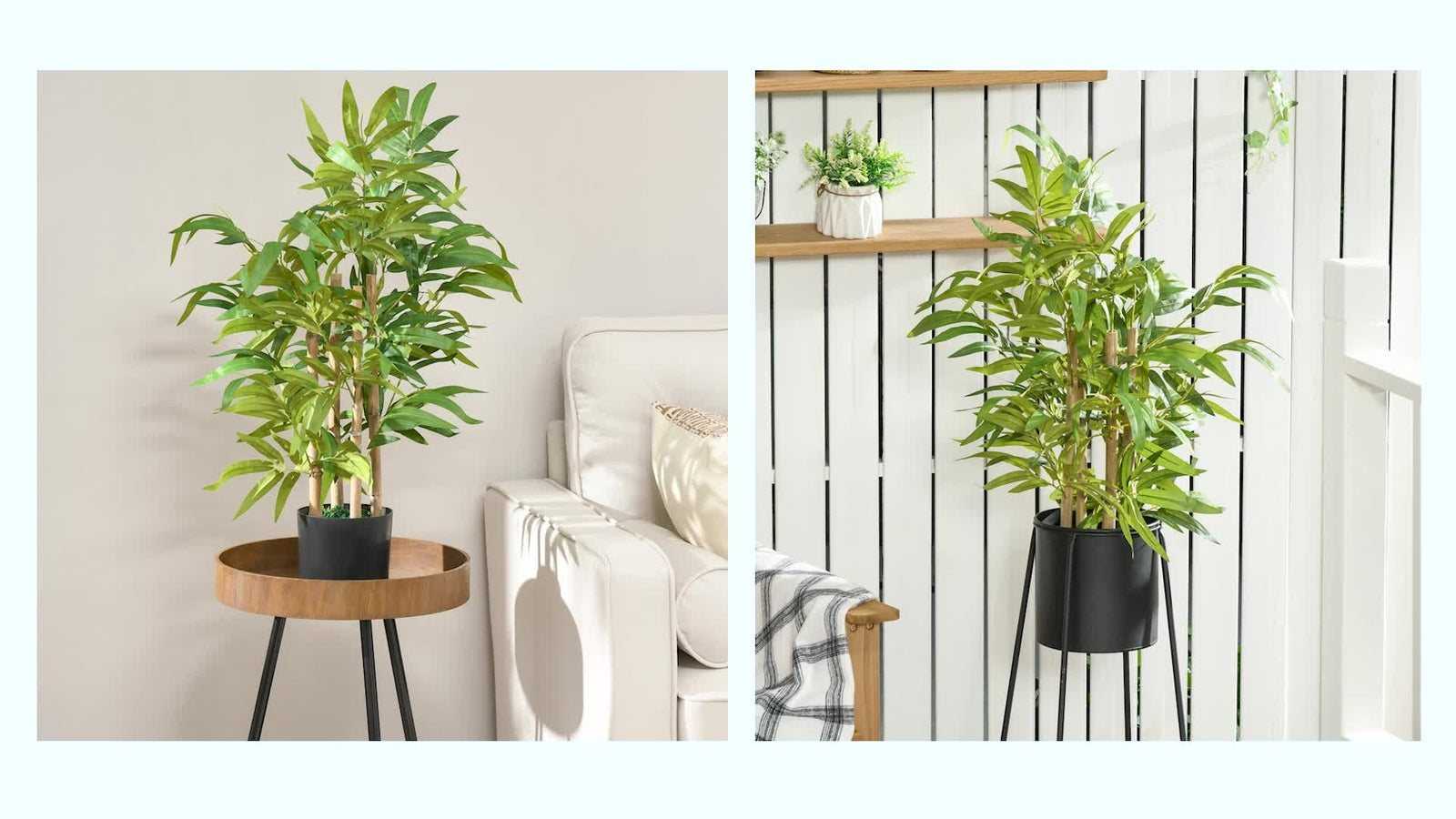 Decorative Artificial Plants Bamboo for Indoor , Desk Potted Fake Plants