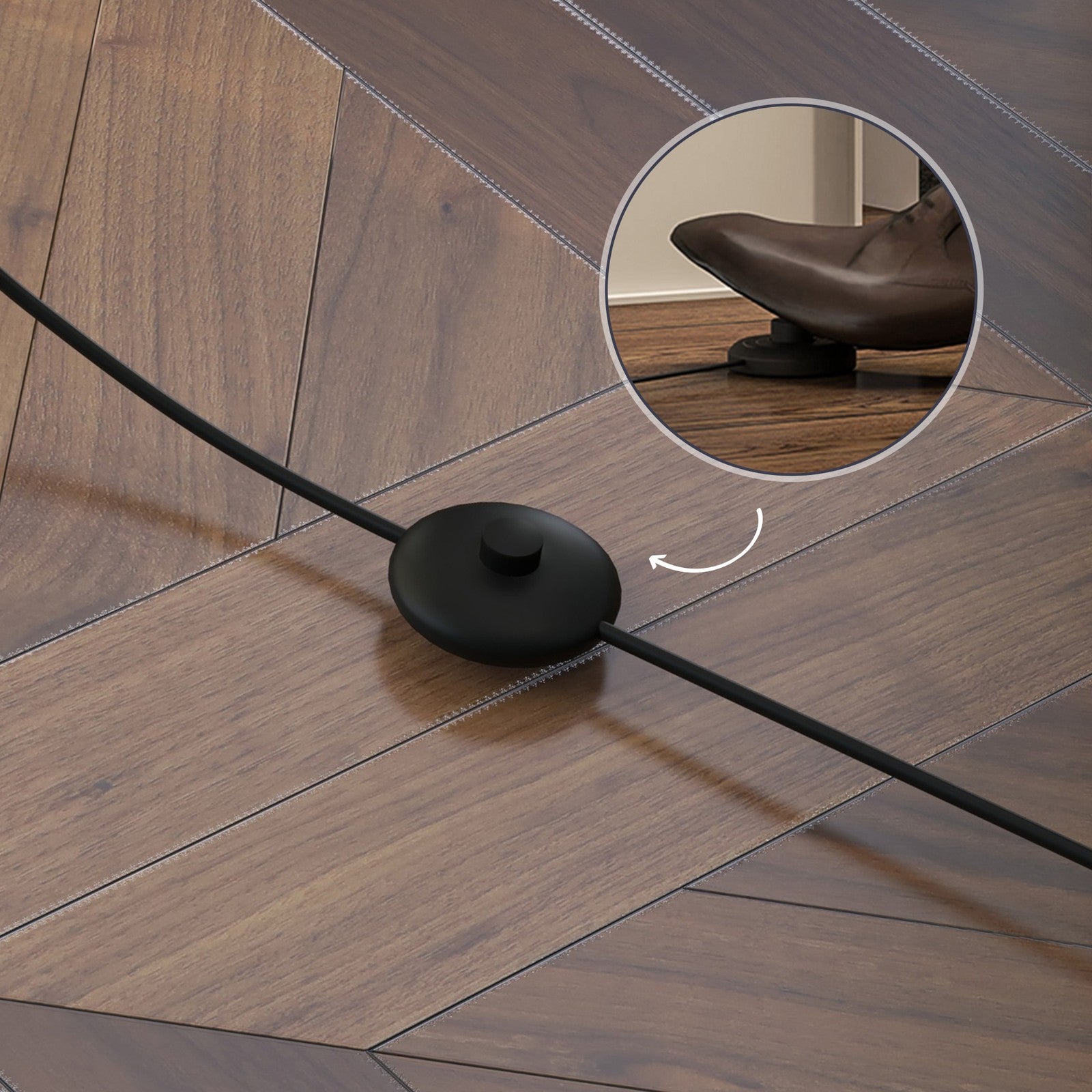 4-Tier Floor Lamp Standing Lamp with Storage Shelf for Home Office Dorm Natural